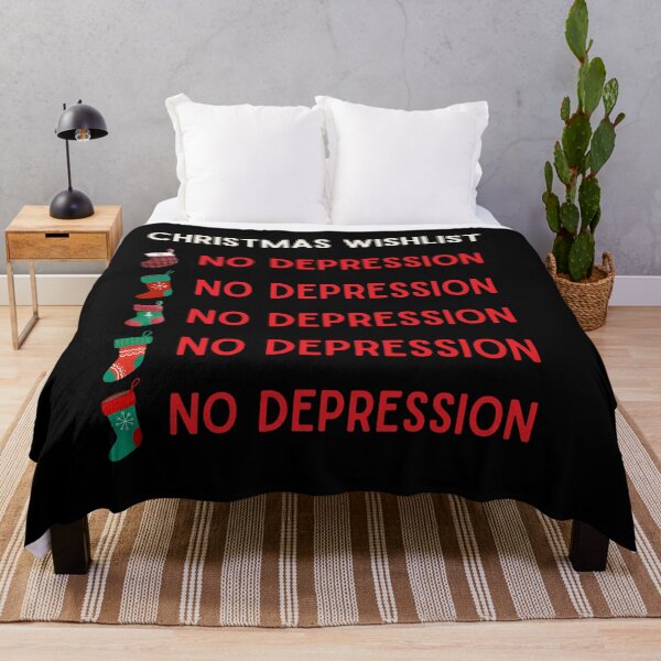 Item preview, Christmas wishlist no depression ironic christmas socks designed and sold by T-Look.