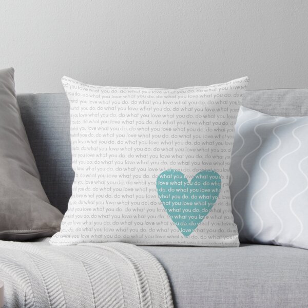 Do What You Love News Throw Pillow
