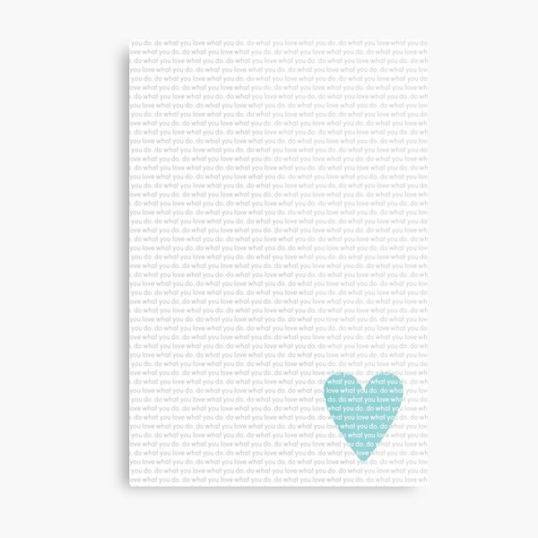 Do What You Love News Metal Print