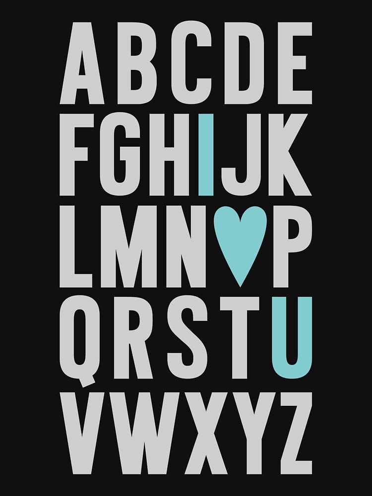 ABC I Love You Blue by MissTiina