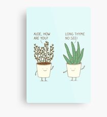garden etiquette Metal Print