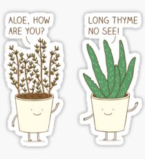 garden etiquette Sticker