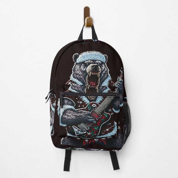 Item preview, HEAVY METAL BEAR CHRISTMAS Midjourney AI Artwork designed and sold by davidjulie.