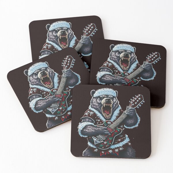 Item preview, HEAVY METAL BEAR NAVIDAD Midjourney AI Artwork designed and sold by davidjulie.