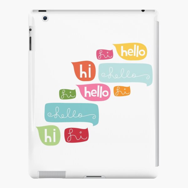 Hi Hello iPad Snap Case