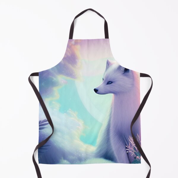 Item preview, Dreamy Arctic Fox in Snowy Winter Night by the Moon - Celestial and Serene Wildlife designed and sold by emmtayloor.
