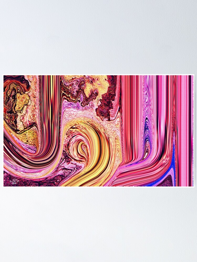 Alternate view of Al Awwal Allah name Painting Poster