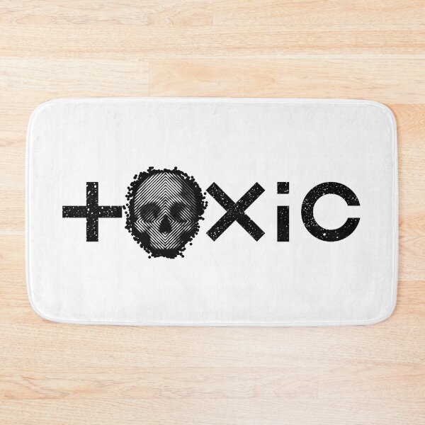 Item preview, Toxic skull 2 Toxic word toxins skull head bone cranium bone toxic meaning toxica Black designed and sold by Dreamakerstudio.