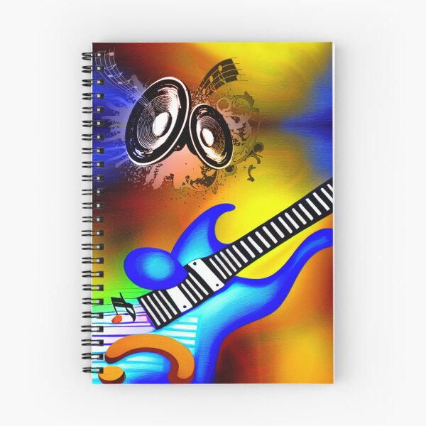 Item preview, Bright colors abstract guitar designed and sold by Artbellachi.