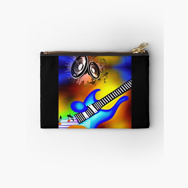 Item preview, Bright colors abstract guitar designed and sold by Artbellachi.
