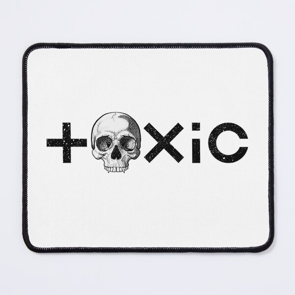Item preview, Toxic skull 3 Toxic word toxins skull head bone cranium bone toxic meaning toxica Black designed and sold by Dreamakerstudio.