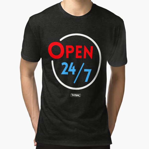 Open 24/7 Tri-blend T-Shirt