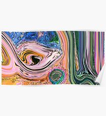 Al Majid Allah name Calligraphy Painting Poster