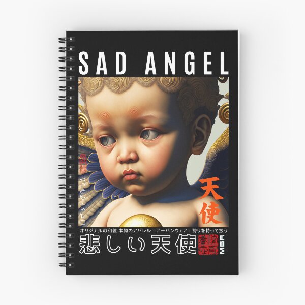 Item preview, Sad Angel | Renaissance Cute Cherub Angel With Wings –  Baby Angel Cherub designed and sold by MadeByRobots.