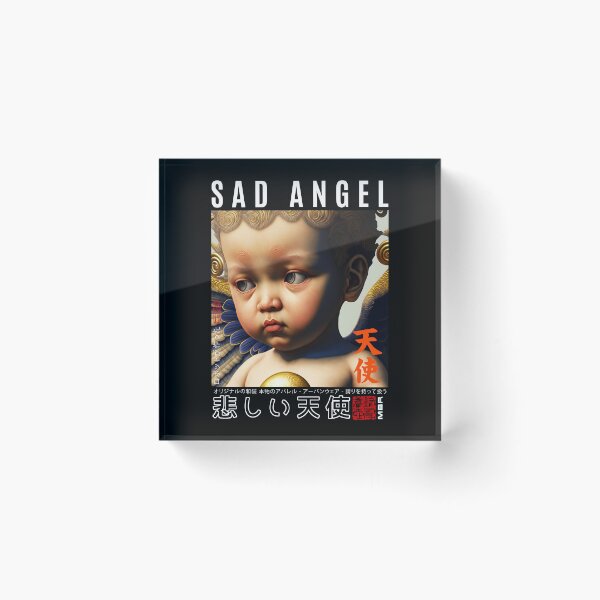 Item preview, Sad Angel | Renaissance Cute Cherub Angel With Wings –  Baby Angel Cherub designed and sold by MadeByRobots.