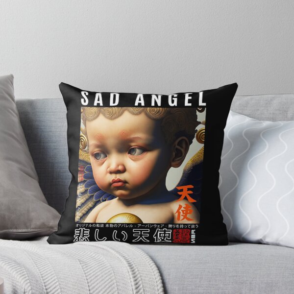 Item preview, Sad Angel | Renaissance Cute Cherub Angel With Wings –  Baby Angel Cherub designed and sold by MadeByRobots.