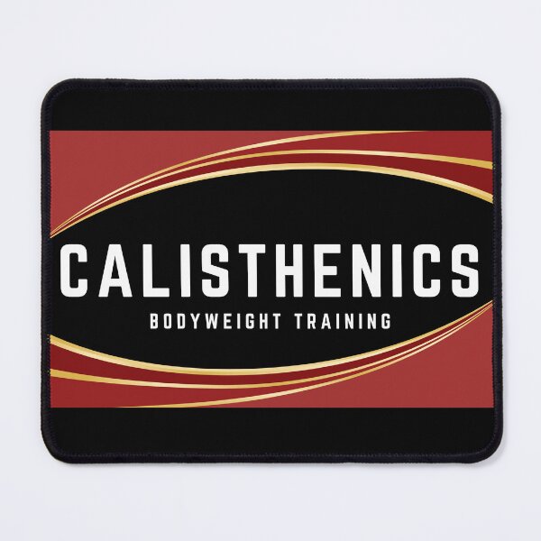 Item preview, Red frame - Calisthenics & Bodyweight training design designed and sold by Atleta-Cali.
