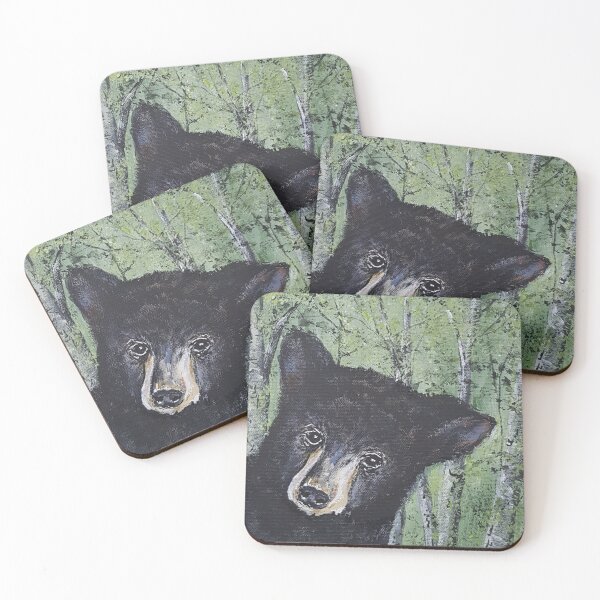Item preview, Black Bear Curious Cub designed and sold by KVELKY.