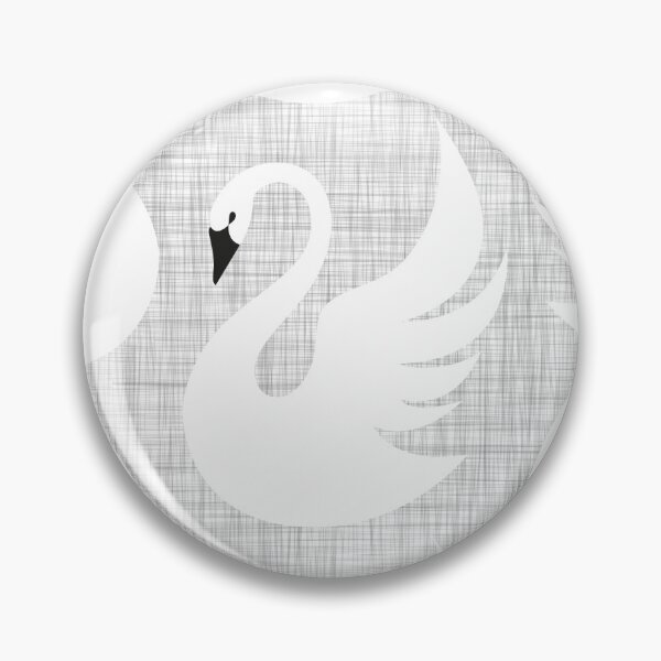 Item preview, swans - white on linen texture designed and sold by kobyakov.