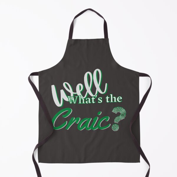 Item preview, What's the Craic Irish Greeting, Funny Common Irish Saying T-shirts and Gifts designed and sold by Urban-Celt.