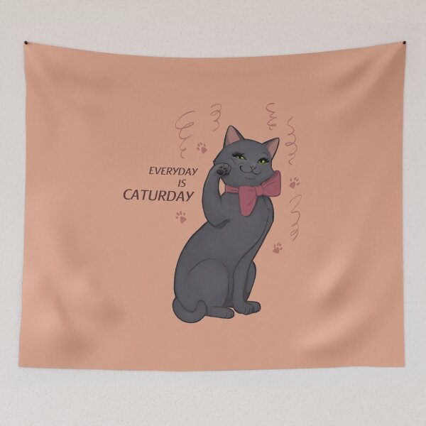 Item preview, Everyday Is Caturday designed and sold by Ali K. Alobaidi.