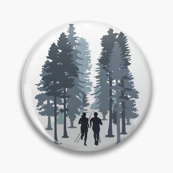 Item preview, Running, trail running in the forest designed and sold by claudiasartwork.