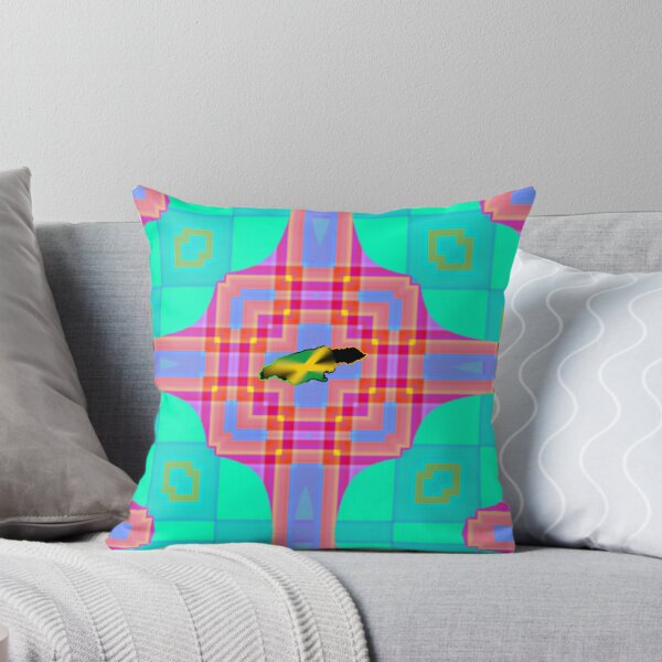 Item preview,  UNFORGETTABLE WEST INDIES CHRISTMAS SOUVENIRS - UNIQUE ABSTRACT CARIBBEAN GEOMETRIC PATTERN - GREATJAMAICAN VIBES FLAG INSPIRATION designed and sold by Ralek.