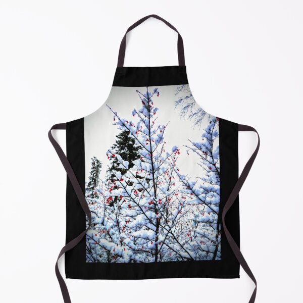 Item preview, Snowy red berries and pine designed and sold by Ivy-Bindig.