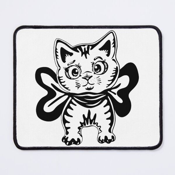Item preview, Сute kitten with a bow designed and sold by MArtSpace.