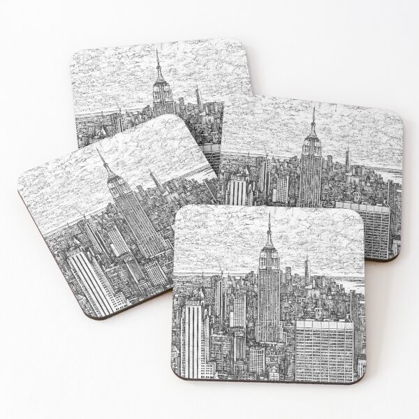 Item preview, NEW YORK - pencil drawing designed and sold by lautir.