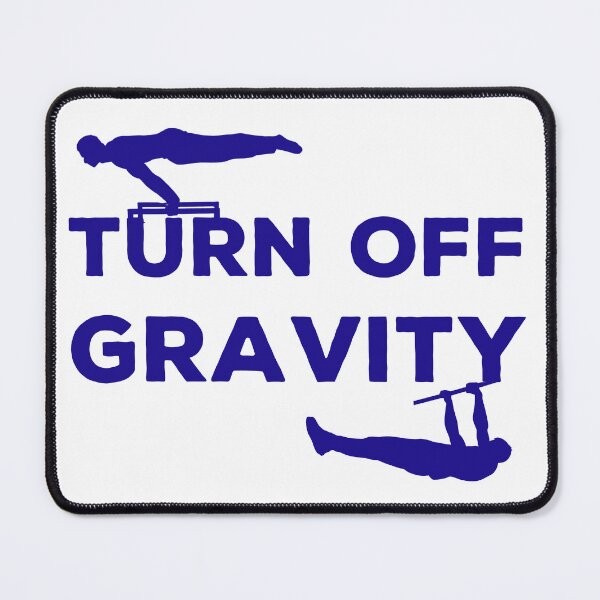 Item preview, Turn off gravity blue - Calisthenics & Bodyweight training design designed and sold by Atleta-Cali.