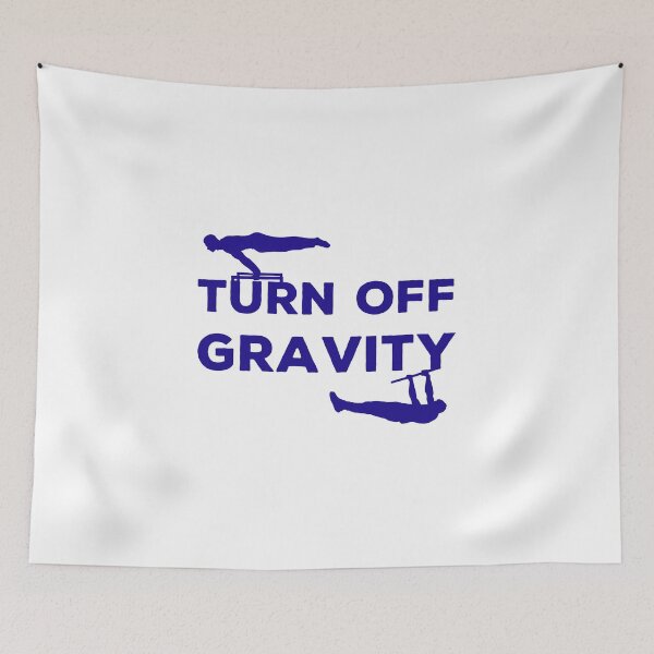 Item preview, Turn off gravity blue - Calisthenics & Bodyweight training design designed and sold by Atleta-Cali.