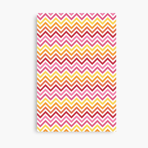 Rainbow Chevron #1 Canvas Print