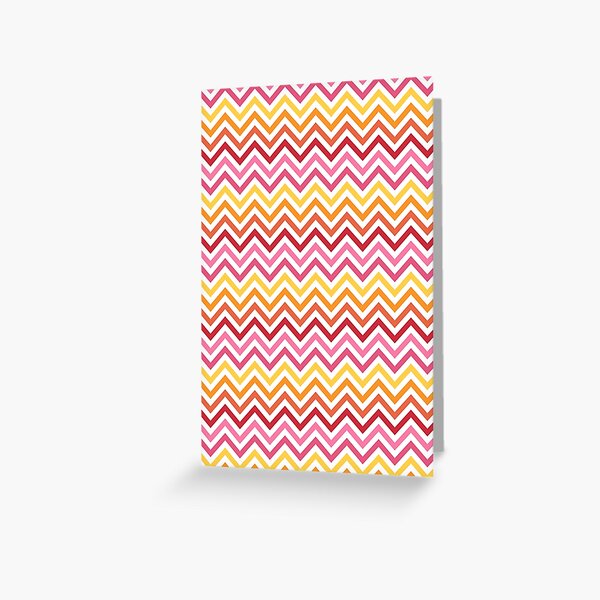 Rainbow Chevron #1 Greeting Card