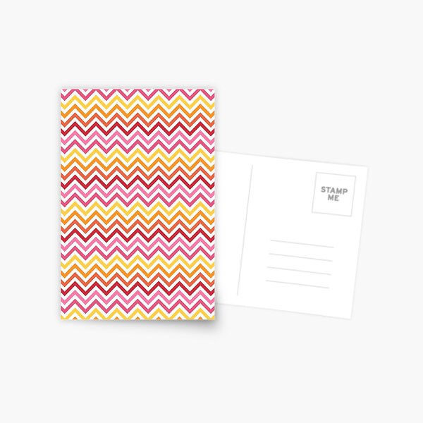 Rainbow Chevron #1 Postcard