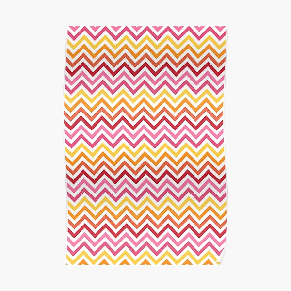 Rainbow Chevron #1 Poster