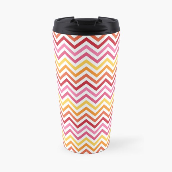 Rainbow Chevron #1 Travel Mug