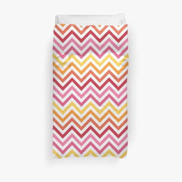 Rainbow Chevron #1 Duvet Cover