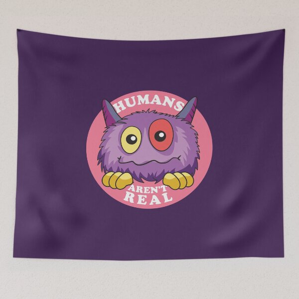 Item preview, Humans Aren't Real - Lovable Cute Alien designed and sold by Abhishek Goldar.