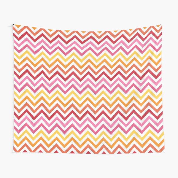 Rainbow Chevron #1 Tapestry