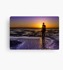 Sunbeams, shadows and silhouettes Canvas Print