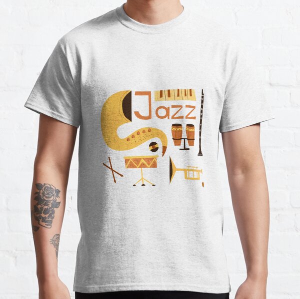 Jazz Music - Vintage Design Classic T-Shirt