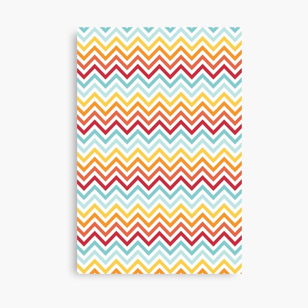 Rainbow Chevron #2 Canvas Print