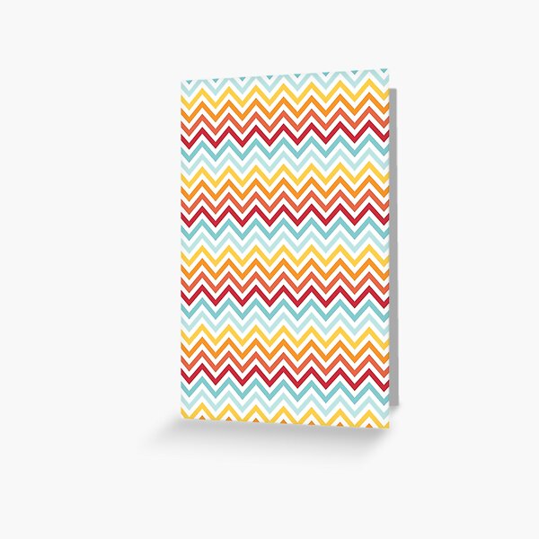 Rainbow Chevron #2 Greeting Card