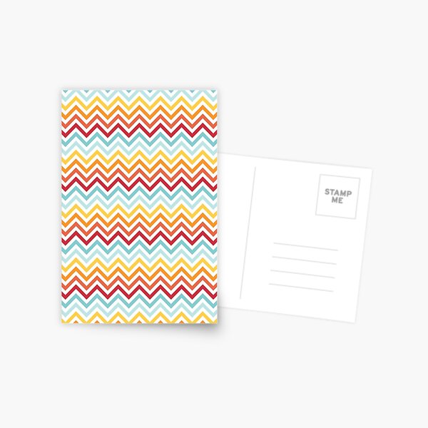 Rainbow Chevron #2 Postcard