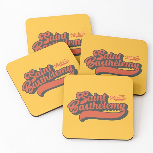 Item preview, Marseille Saint-Barthélemy, Marseille Saint-Barthélemy lettering, Saint-Barthélemy logo designed and sold by Boogosh.