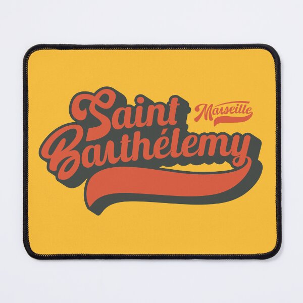 Item preview, Marseille Saint-Barthélemy, Marseille Saint-Barthélemy lettering, Saint-Barthélemy logo designed and sold by Boogosh.