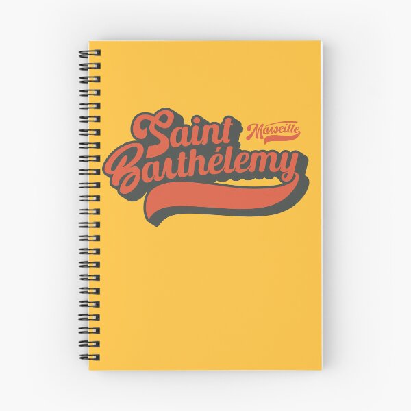 Item preview, Marseille Saint-Barthélemy, Marseille Saint-Barthélemy lettering, Saint-Barthélemy logo designed and sold by Boogosh.