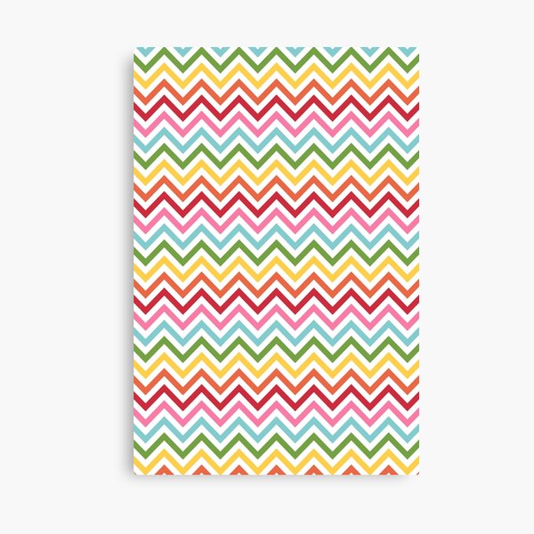 Rainbow Chevron #3 Canvas Print