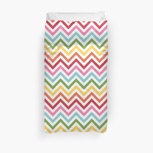 Rainbow Chevron #3 Duvet Cover